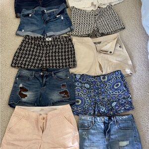 Lot of Size 8 and 6 shorts